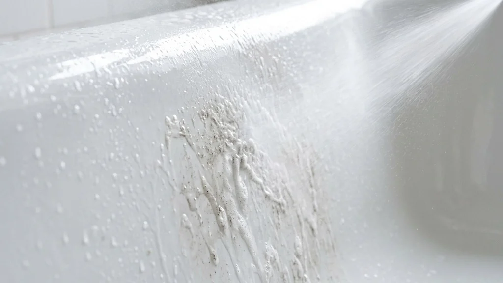 お風呂掃除が楽になる放置スプレーの仕組み