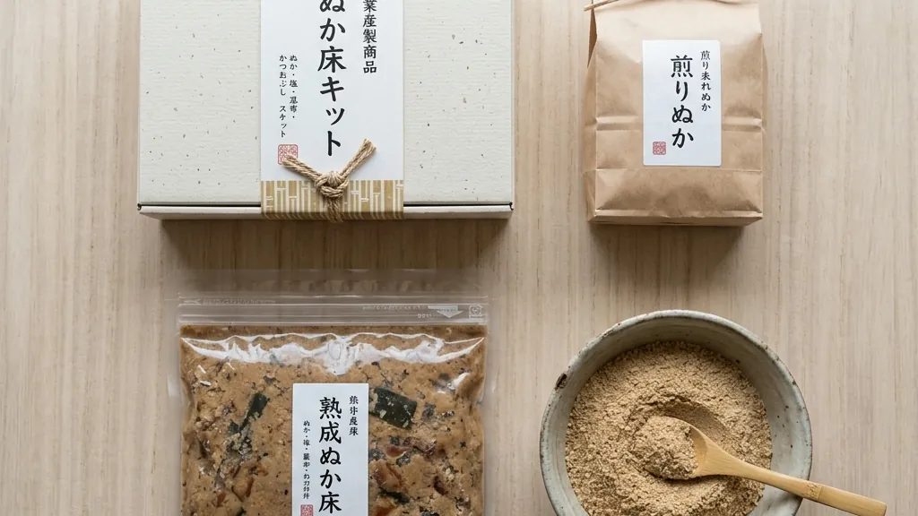 ぬか床の始め方は4つ